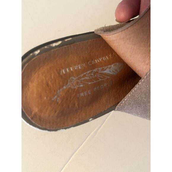 Jeffrey Campbell x Anthropologie Cors3 •9.5•Suede Peep Toe Lace-up Ankle Bootie - Picture 6 of 9